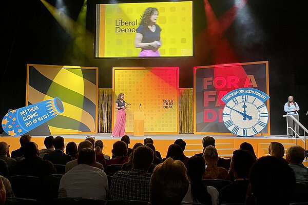 Wendy Chamberlain introduces the Conference Rally